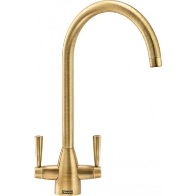 Franke Eiger Brass Dual Lever Monobloc Kitchen Mixer Tap - Kitchen Faucet Franke Eiger Brass Dual Lever Monobloc Kitchen Mixer Tap - Kitchen Faucet