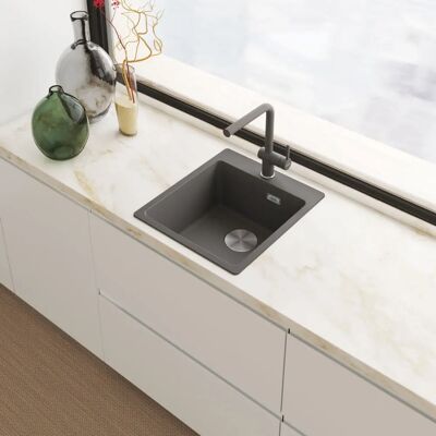 Franke Active L-Form Wasserhahn - Schiefergrau Küche Franke Active L-Form Wasserhahn - Schiefergrau Küche