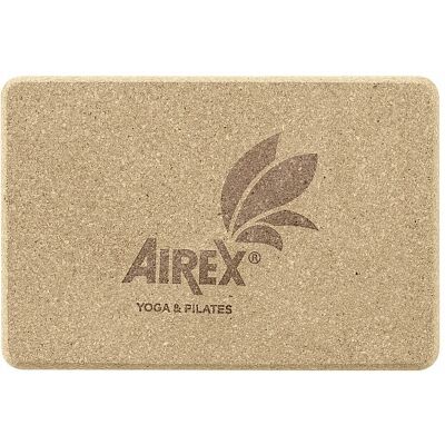 AIREX Yoga Eco Cork Block - Natural Cork, 225 x 150 x 74 mm - Yoga Block AIREX Yoga Eco Cork Block - Natural Cork, 225 x 150 x 74 mm - Yoga Block