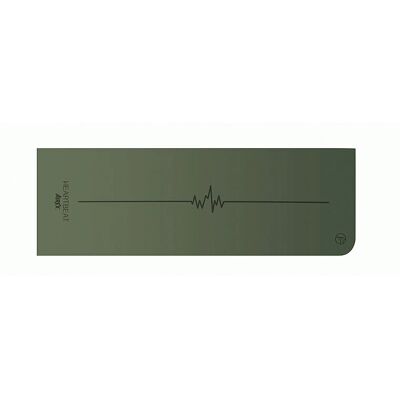 Airex Heartbeat Yoga Mat Polyurethaan Olijf - Yogamat Airex Heartbeat Yoga Mat Polyurethaan Olijf - Yogamat