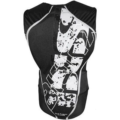 IXS Carapax Man Schutzweste - Schwarz-Weiß - S IXS Carapax Man Schutzweste - Schwarz-Weiß - S