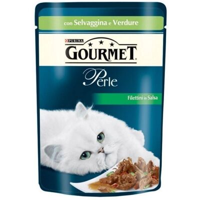 Gourmet Perle Filettini in Salsa - Cibo Umido per Gatto Gourmet Perle Filettini in Salsa - Cibo Umido per Gatto