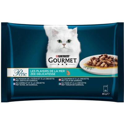 Gourmet Perle - Variétés de la mer pour chat - 4x85g - Publicité Gourmet Perle - Variétés de la mer pour chat - 4x85g - Publicité