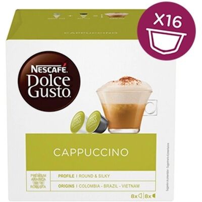 Nescafé Dolce Gusto - Cappuccino Capsule 16pc - Capsules - Cappuccino - Coffee Capsule Nescafé Dolce Gusto - Cappuccino Capsule 16pc - Capsules - Cappuccino - Coffee Capsule