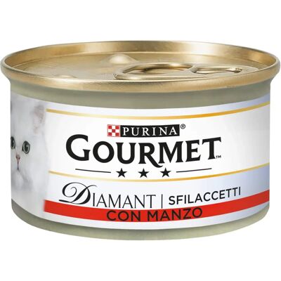 Gourmet - Diamant Émincé de bœuf 24 Boîtes 85g - Nourriture pour chats - Publicité Gourmet - Diamant Émincé de bœuf 24 Boîtes 85g - Nourriture pour chats - Publicité