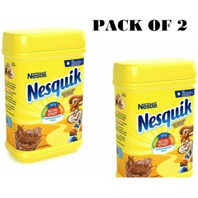 Nestle Nesquik - Chocolate - 1 kg - Pack of 2 - Milk powder Nestle Nesquik - Chocolate - 1 kg - Pack of 2 - Milk powder