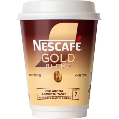 Nescafe Gold Blend White Coffee Cups - 8 Pack Nescafe Gold Blend White Coffee Cups - 8 Pack
