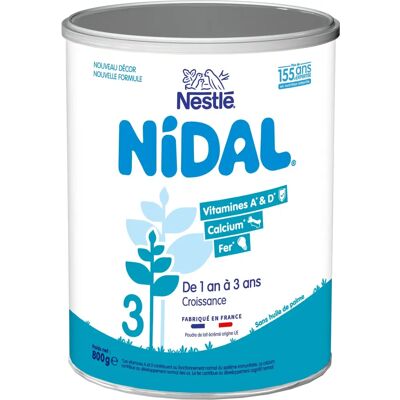 Nestlé Nidal Croissance 3ème Age 800g - Bébé & Maman - Lait Infantile - Publicité Nestlé Nidal Croissance 3ème Age 800g - Bébé & Maman - Lait Infantile - Publicité