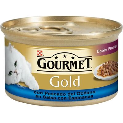 Nourriture Humide Gourmet Gold Poisson et Épinards - Nourriture pour Chats Nourriture Humide Gourmet Gold Poisson et Épinards - Nourriture pour Chats
