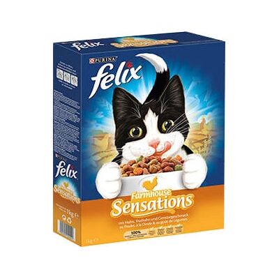 Felix 12397218 Katzennassfutter - Huhn, Truthahn, Gemüse - 1kg Felix 12397218 Katzennassfutter - Huhn, Truthahn, Gemüse - 1kg