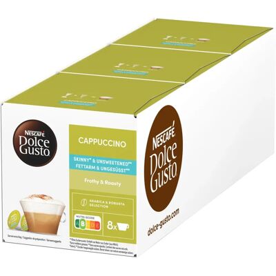 Dolce Gusto - Cappuccino Light - 16 capsules - Café - capsules - Publicité Dolce Gusto - Cappuccino Light - 16 capsules - Café - capsules - Publicité