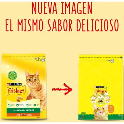 Purina Friskies Interior Cats con Verduras - Comida para gatos Purina Friskies Interior Cats con Verduras - Comida para gatos