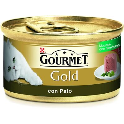 Gourmet Gold Eend & Spinazie Kattenvoer - 85g Gourmet Gold Eend & Spinazie Kattenvoer - 85g