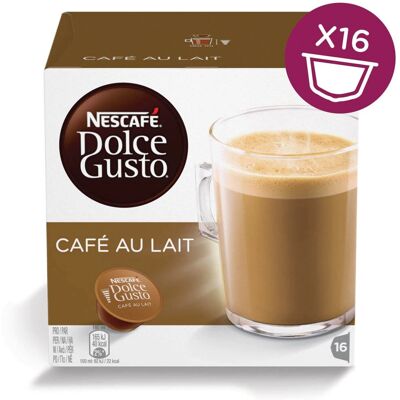 Nescafé Dolce Gusto Café au lait Instant kávé - Kapszulák Nescafé Dolce Gusto Café au lait Instant kávé - Kapszulák