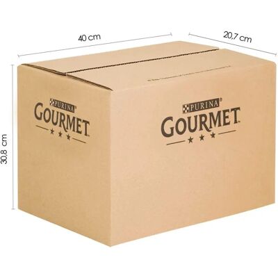 Gourmet Gold Kattenvoer Volwassen in Saus met Rundvlees, Zalm & Kip, Kalkoen & Eend, Kip & Lever - Kattenvoer Gourmet Gold Kattenvoer Volwassen in Saus met Rundvlees, Zalm & Kip, Kalkoen & Eend, Kip & Lever - Kattenvoer