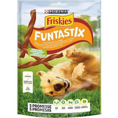 Friandises Funtastix pour chiens - Fromage & Bacon - Publicité Friandises Funtastix pour chiens - Fromage & Bacon - Publicité