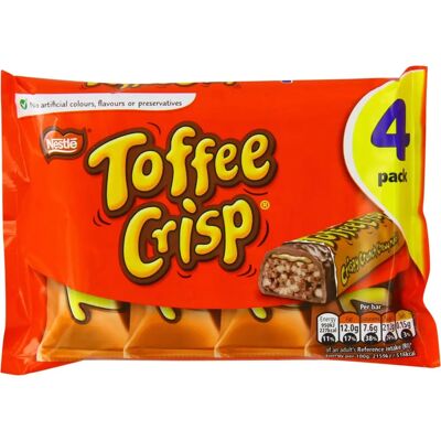 Nestlé - Toffee Crisp - 172.8 g - Pack of 15 - Chocolate Bar Nestlé - Toffee Crisp - 172.8 g - Pack of 15 - Chocolate Bar