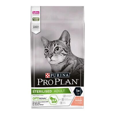 Purina Pro Plan Gatos Esterilizados Salmão Ração Seca 3kg Purina Pro Plan Gatos Esterilizados Salmão Ração Seca 3kg