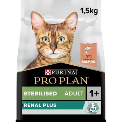 Purina Pro Plan Renal Plus Nourriture pour Chat 1+ Stérilisé Saumon Purina Pro Plan Renal Plus Nourriture pour Chat 1+ Stérilisé Saumon