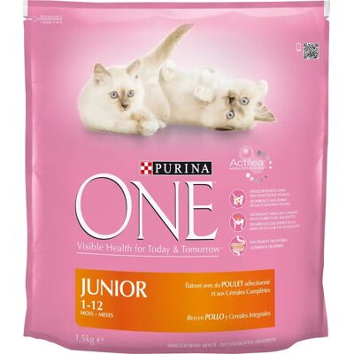 Purina One Kurczak & Pełnoziarniste Junior Karma dla Kotów Purina One Kurczak & Pełnoziarniste Junior Karma dla Kotów