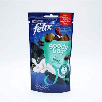 Felix Goody Bag Seaside Salmon, Pollock and Trout Cat Treats - 60g Felix Goody Bag Seaside Salmon, Pollock and Trout Cat Treats - 60g