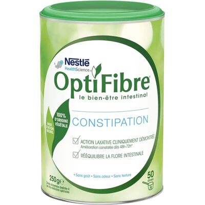 Nestlé OptiFibre 250g - Complément Alimentaire Constipation - Publicité Nestlé OptiFibre 250g - Complément Alimentaire Constipation - Publicité