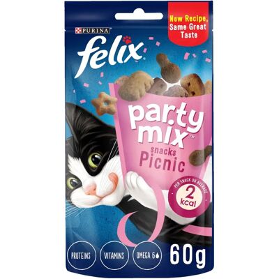 Purina Felix Modello Miscela di Snack Aromatici per Gatti - 60g - Snack per Gatti Purina Felix Modello Miscela di Snack Aromatici per Gatti - 60g - Snack per Gatti