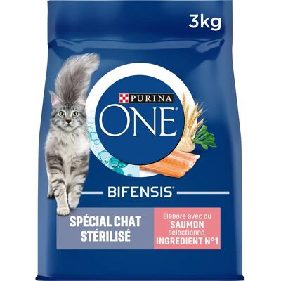 Purina One SterilCat Saumon - Soutient métabolisme & peau - Publicité Purina One SterilCat Saumon - Soutient métabolisme & peau - Publicité