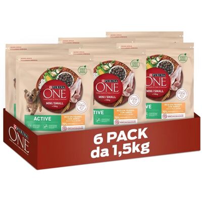 Purina One Mini Active Hond voedsel - Kip & Rijst - Kleine Ras Purina One Mini Active Hond voedsel - Kip & Rijst - Kleine Ras