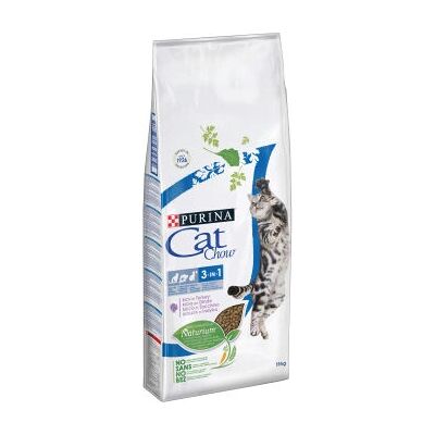 Purina Dorosłe Koty Indyk Wołowina - 3w1 15kg Purina Dorosłe Koty Indyk Wołowina - 3w1 15kg