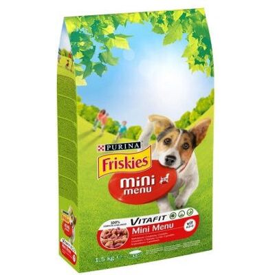 Purina Friskies Mini Menu Nauta - Kuivaruoka koirille Purina Friskies Mini Menu Nauta - Kuivaruoka koirille