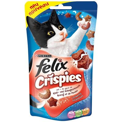 Felix Cat Snacks - Assorted Flavors - Crunchy Treats - 45g Felix Cat Snacks - Assorted Flavors - Crunchy Treats - 45g