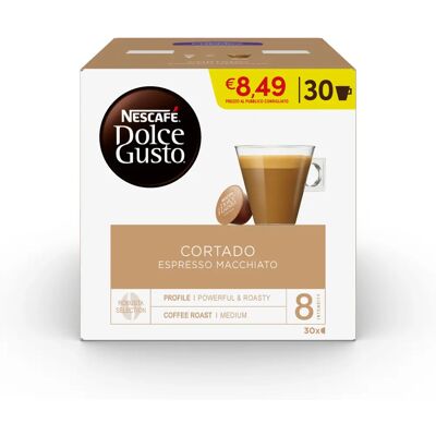 Nescafé Dolce Gusto Cortado Espresso Macchiato 30 cps Nescafé Dolce Gusto Cortado Espresso Macchiato 30 cps