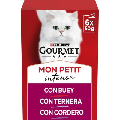 Gourmet Mon Petit Nötkött Kalv Lamm Kattmat Gourmet Mon Petit Nötkött Kalv Lamm Kattmat