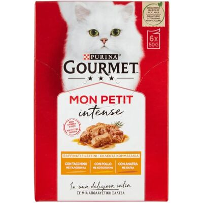 Gourmet Mon Petit - Sélection de Viande Délicate - Nourriture pour Chat - Publicité Gourmet Mon Petit - Sélection de Viande Délicate - Nourriture pour Chat - Publicité