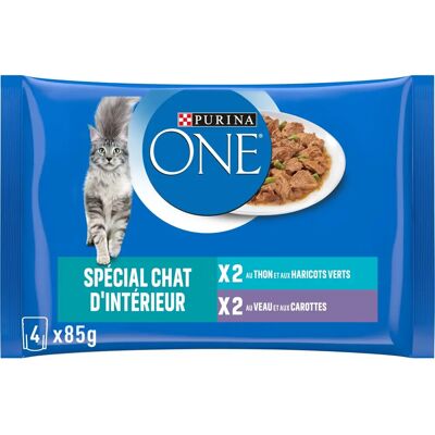 Purina One Comida Húmeda para Gatos - Atún y Ternera - Alta en Proteínas Purina One Comida Húmeda para Gatos - Atún y Ternera - Alta en Proteínas