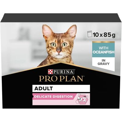 Pro Plan Gatto Nutri Savoir Delicate - Pesce dell'Oceano in Salsa - Cibo per Gatti Pro Plan Gatto Nutri Savoir Delicate - Pesce dell'Oceano in Salsa - Cibo per Gatti