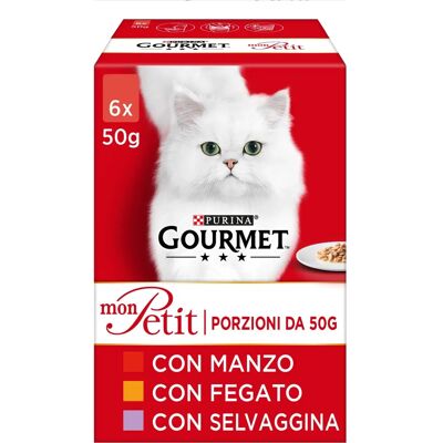 Gourmet Mon Petit Nourriture pour Chat Viande et Foie - Publicité Gourmet Mon Petit Nourriture pour Chat Viande et Foie - Publicité