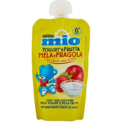 Nestlé Mio Fruits et Yaourt Poche 90ml Alimentation Bébé - Publicité Nestlé Mio Fruits et Yaourt Poche 90ml Alimentation Bébé - Publicité