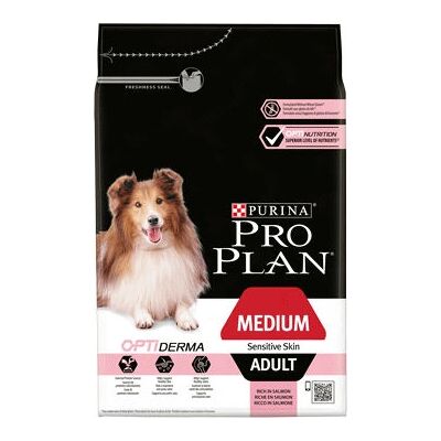 Purina Pro Plan Voksen Medium Sensitiv Hud OptiDerma - 3kg Purina Pro Plan Voksen Medium Sensitiv Hud OptiDerma - 3kg