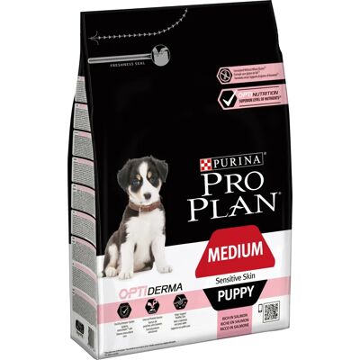 Purina Pro Plan Puppy Medium Sensitive Skin OptiDerma - 3kg Purina Pro Plan Puppy Medium Sensitive Skin OptiDerma - 3kg