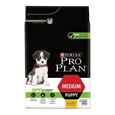 Purina Pro Plan Optistart Chiot Moyen poulet - 3kg - Publicité Purina Pro Plan Optistart Chiot Moyen poulet - 3kg - Publicité