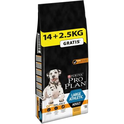 Purina Pro Plan Grand Athlétique Adulte Poulet Riz - Nourriture pour chiens - Publicité Purina Pro Plan Grand Athlétique Adulte Poulet Riz - Nourriture pour chiens - Publicité