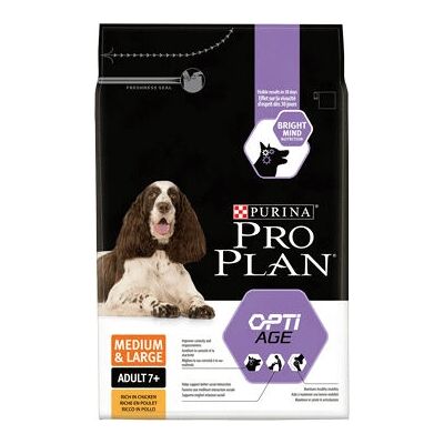 Purina Pro Plan Opti'Age Medium & Large Voksen 7+ med Kylling - 3 kg Purina Pro Plan Opti'Age Medium & Large Voksen 7+ med Kylling - 3 kg