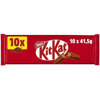 Nestlé KitKat - 10x41,5 g Chocolat - Publicité Nestlé KitKat - 10x41,5 g Chocolat - Publicité