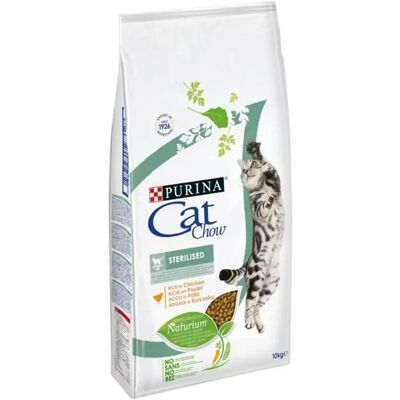Purina Cat Chow Gesteriliseerde Katten Droogvoer - 10kg Purina Cat Chow Gesteriliseerde Katten Droogvoer - 10kg