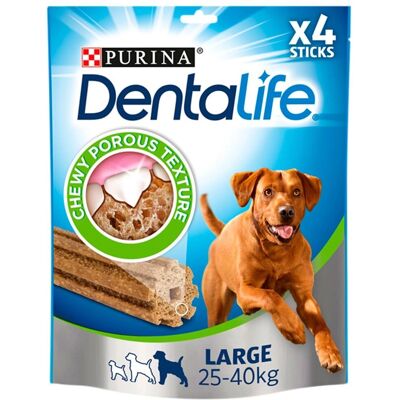 Purina Dentalife Iskunkamalliset suuret koiran herkut - Päivittäinen suunhoito - 115g Purina Dentalife Iskunkamalliset suuret koiran herkut - Päivittäinen suunhoito - 115g