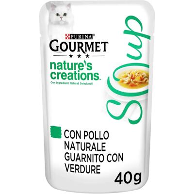 Soupe Gourmet Nature's Creation Chat Adulte Poulet et Légumes - Nourriture pour chats - Publicité Soupe Gourmet Nature's Creation Chat Adulte Poulet et Légumes - Nourriture pour chats - Publicité