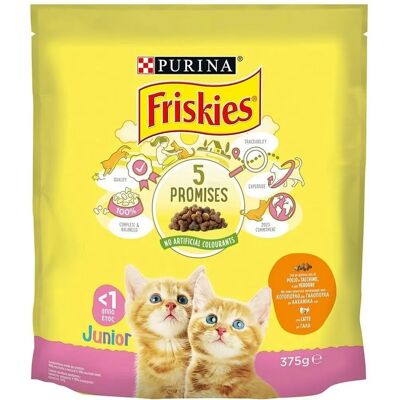 Friskies Katzenfutter - Junior mit Huhn, Milch & Gemüse - 375g Friskies Katzenfutter - Junior mit Huhn, Milch & Gemüse - 375g