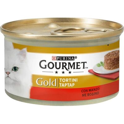Purina Can Gatto Gourmet Gold Cupcakes con Manzo - Cibo per Gatti Purina Can Gatto Gourmet Gold Cupcakes con Manzo - Cibo per Gatti